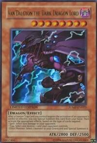Van'Dalgyon the Dark Dragon Lord - Shonen Jump Magazine Promos YuGiOh trading card