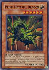 Prime Material Dragon - Phantom Darkness (PTDN) #PTDN-EN087 - Super Rare YuGiOh Trading Card