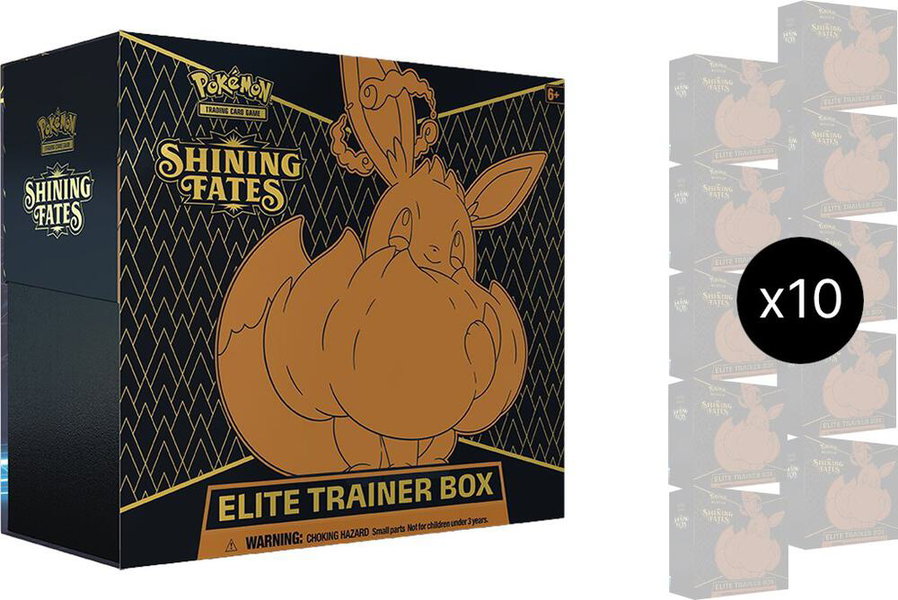 Shining Fates Elite Trainer Box Case trading card from Shining Fates Shining Fates Elite Trainer Box Case - Shining Fates Pokémon trading card