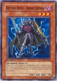 Destiny Hero - Dread Servant - Light of Destruction (LODT) #LODT-EN004 - Common / Short Print YuGiOh Trading Card