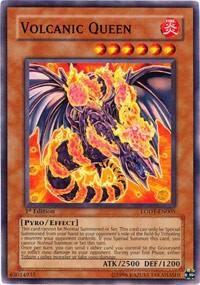 Volcanic Queen - Light of Destruction YuGiOh trading card