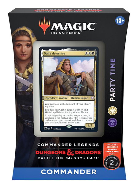 Commander Legends: Battle for Baldur's Gate - Party Time Commander Deck trading card from Commander Legends: Battle for Baldur's Gate Commander Legends: Battle for Baldur's Gate - Party Time Commander Deck - Commander Legends: Battle for Baldur's Gate Magic: The Gathering trading card