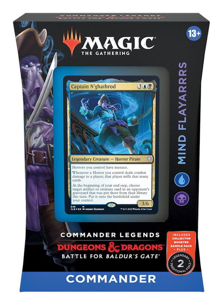 Commander Legends: Battle for Baldur's Gate - Mind Flayarrrs Commander Deck trading card from Commander Legends: Battle for Baldur's Gate Commander Legends: Battle for Baldur's Gate - Mind Flayarrrs Commander Deck - Commander Legends: Battle for Baldur's Gate Magic: The Gathering trading card