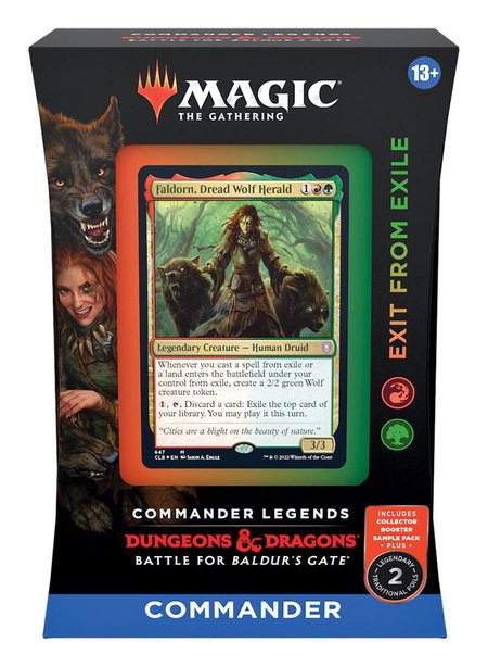 Commander Legends: Battle for Baldur's Gate - Exit from Exile Commander Deck trading card from Commander Legends: Battle for Baldur's Gate Commander Legends: Battle for Baldur's Gate - Exit from Exile Commander Deck - Commander Legends: Battle for Baldur's Gate Magic: The Gathering trading card