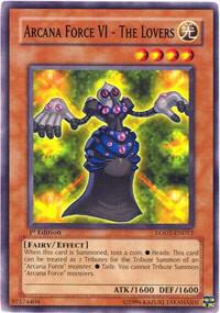 Arcana Force VI - The Lovers - Light of Destruction YuGiOh trading card