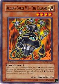 Arcana Force VII - The Chariot - Light of Destruction YuGiOh trading card