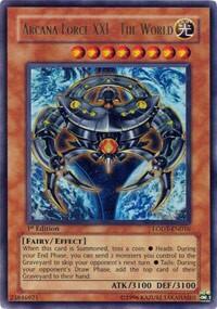 Arcana Force XXI - The World - Light of Destruction (LODT) #LODT-EN016 - Ultra Rare YuGiOh Trading Card