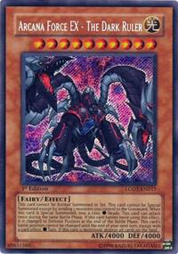 Arcana Force EX - The Dark Ruler - Light of Destruction YuGiOh trading card