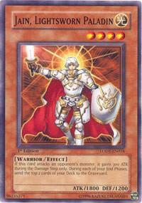Jain, Lightsworn Paladin - Light of Destruction YuGiOh trading card