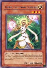 Lumina, Lightsworn Summoner - Light of Destruction (LODT) #LODT-EN021 - Rare YuGiOh Trading Card