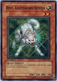 Ryko, Lightsworn Hunter - Light of Destruction (LODT) #LODT-EN022 - Super Rare YuGiOh Trading Card