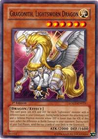 Gragonith, Lightsworn Dragon - Light of Destruction YuGiOh trading card