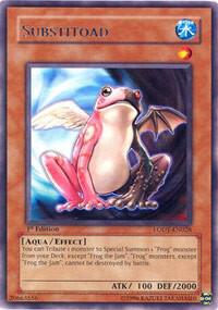 Substitoad - Light of Destruction YuGiOh trading card