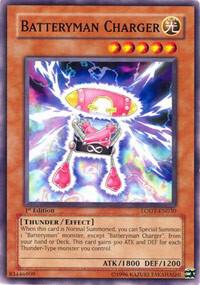 Batteryman Charger - Light of Destruction YuGiOh trading card