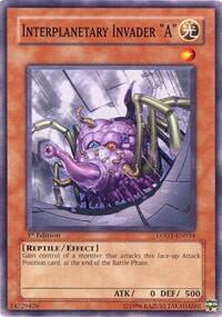 Interplanetary Invader 'A' - Light of Destruction (LODT) #LODT-EN034 - Common / Short Print YuGiOh Trading Card