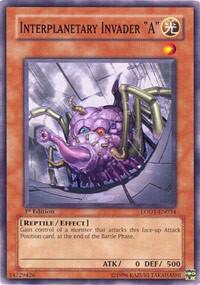 Interplanetary Invader 'A' - Light of Destruction YuGiOh trading card