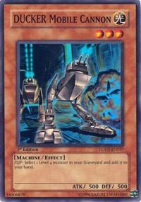 DUCKER Mobile Cannon - Light of Destruction (LODT) #LODT-EN037 - Super Rare YuGiOh Trading Card