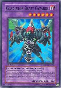 Gladiator Beast Gyzarus - Light of Destruction YuGiOh trading card