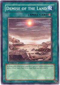 Demise of the Land - Light of Destruction (LODT) #LODT-EN047 - Common / Short Print YuGiOh Trading Card