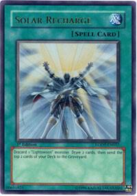 Solar Recharge - Light of Destruction YuGiOh trading card