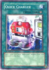 Quick Charger - Light of Destruction (LODT) #LODT-EN055 - Common / Short Print YuGiOh Trading Card