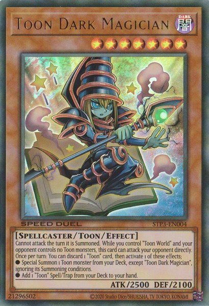 Toon Dark Magician - Speed Duel: Tournament Pack 3 YuGiOh trading card