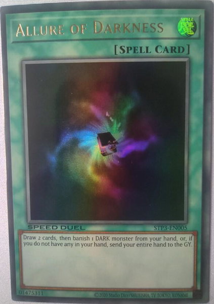 Allure of Darkness - Speed Duel: Tournament Pack 3 YuGiOh trading card