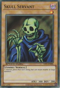 Skull Servant - Speed Duel: Tournament Pack 3 (STP3) #STP3-EN006 - Super Rare YuGiOh Trading Card