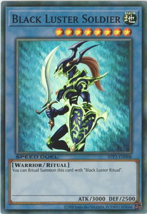 Black Luster Soldier - Speed Duel: Tournament Pack 3 (STP3) #STP3-EN008 - Super Rare YuGiOh Trading Card