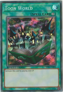 Toon World - Speed Duel: Tournament Pack 3 (STP3) #STP3-EN009 - Super Rare YuGiOh Trading Card