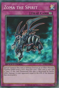 Zoma the Spirit - Speed Duel: Tournament Pack 3 (STP3) #STP3-EN013 - Super Rare YuGiOh Trading Card