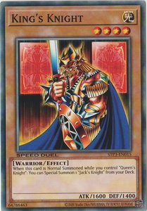 King's Knight - Speed Duel: Tournament Pack 3 (STP3) #STP3-EN015 - Common / Short Print YuGiOh Trading Card