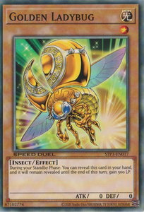Golden Ladybug - Speed Duel: Tournament Pack 3 (STP3) #STP3-EN017 - Common / Short Print YuGiOh Trading Card