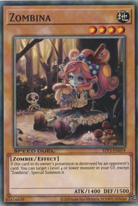 Zombina - Speed Duel: Tournament Pack 3 (STP3) #STP3-EN019 - Common / Short Print YuGiOh Trading Card