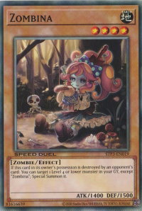 Zombina - Speed Duel: Tournament Pack 3 (STP3) #STP3-EN019 - Common / Short Print YuGiOh Trading Card