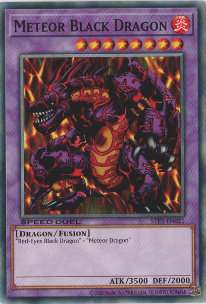 Meteor Black Dragon - Speed Duel: Tournament Pack 3 YuGiOh trading card