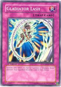 Gladiator Lash trading card from Light of Destruction Gladiator Lash - Light of Destruction YuGiOh trading card