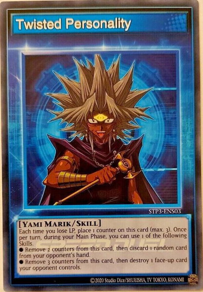 Twisted Personality trading card from Speed Duel: Tournament Pack 3 Twisted Personality - Speed Duel: Tournament Pack 3 YuGiOh trading card