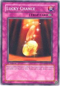 Lucky Chance trading card from Light of Destruction Lucky Chance - Light of Destruction YuGiOh trading card