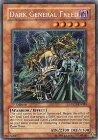 Dark General Freed - Light of Destruction (LODT) #LODT-EN083 - Secret Rare YuGiOh Trading Card