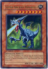 Super-Ancient Dinobeast - Light of Destruction YuGiOh trading card