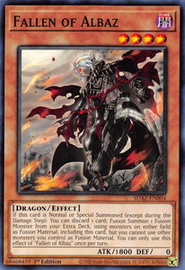 Fallen of Albaz - Structure Deck: Albaz Strike (SDAZ) #SDAZ-EN004 - Common / Short Print YuGiOh Trading Card