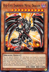 Red-Eyes Darkness Metal Dragon - Structure Deck: Albaz Strike (SDAZ) #SDAZ-EN007 - Common / Short Print YuGiOh Trading Card