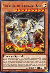 Thunder King, the Lightningstrike Kaiju - Structure Deck: Albaz Strike (SDAZ) #SDAZ-EN008 - Common / Short Print YuGiOh Trading Card