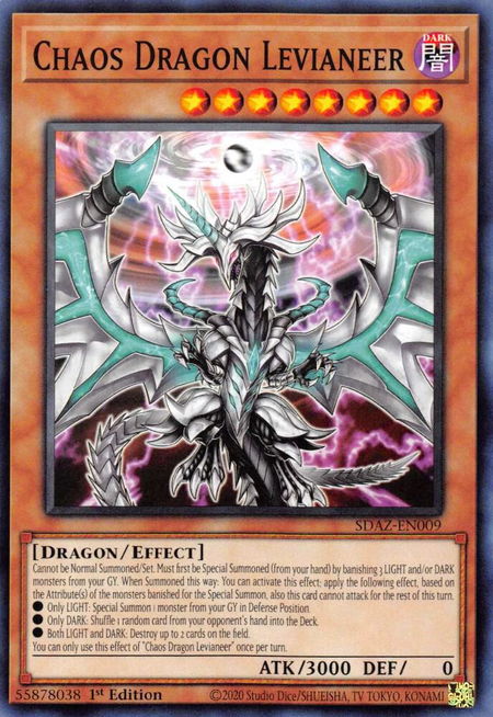 Chaos Dragon Levianeer - Structure Deck: Albaz Strike YuGiOh trading card