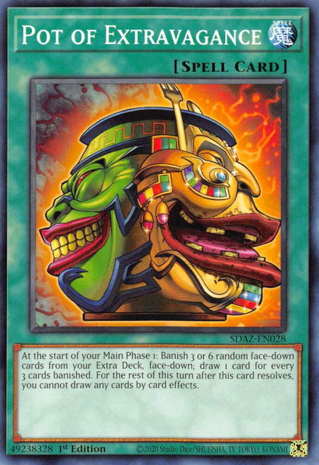 Pot of Extravagance - Structure Deck: Albaz Strike YuGiOh trading card