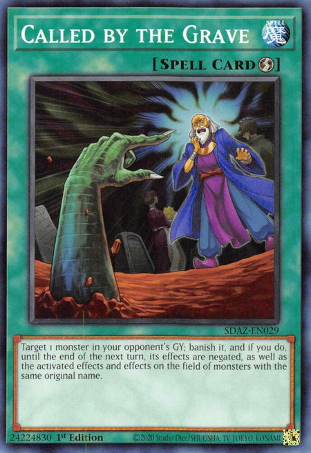 Called by the Grave - Structure Deck: Albaz Strike YuGiOh trading card