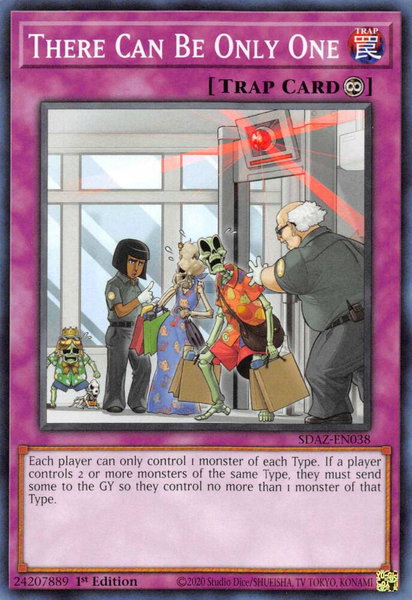 There Can Be Only One trading card from Structure Deck: Albaz Strike There Can Be Only One - Structure Deck: Albaz Strike YuGiOh trading card