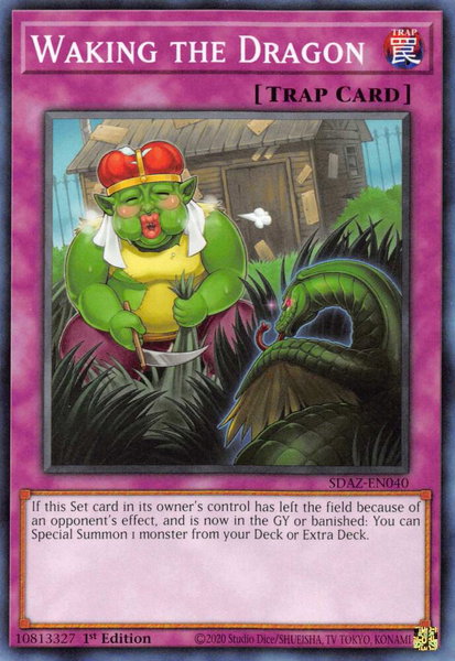 Waking the Dragon trading card from Structure Deck: Albaz Strike Waking the Dragon - Structure Deck: Albaz Strike YuGiOh trading card