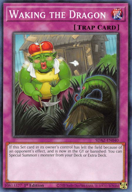 Waking the Dragon - Structure Deck: Albaz Strike YuGiOh trading card